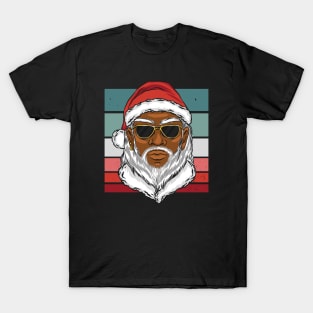 Cool African American Santa Claus T-Shirt